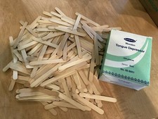  800  500 Wood 6" Jumbo  300 5 1/2" Popsicle Craft Sticks Tongue Depressors