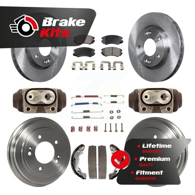 12" (305mm) REAR Brake Rotors Brakes Pads For Town &amp; Country Journey VW Routan E