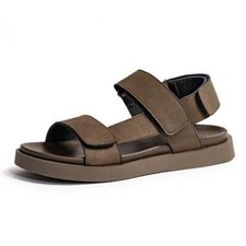 Mens Summer Slippers Soft Sole Casual Sandals Buckle Strap Shoes Leisure Outdoor
