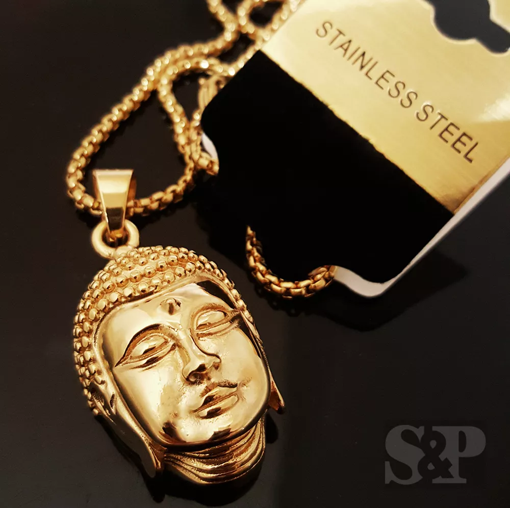 Buddha on sale head necklace