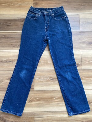 NY&C Bootcut Denim Jeans Women's  Size 4 Blue Low Rise Dark Wash 5-Pocket