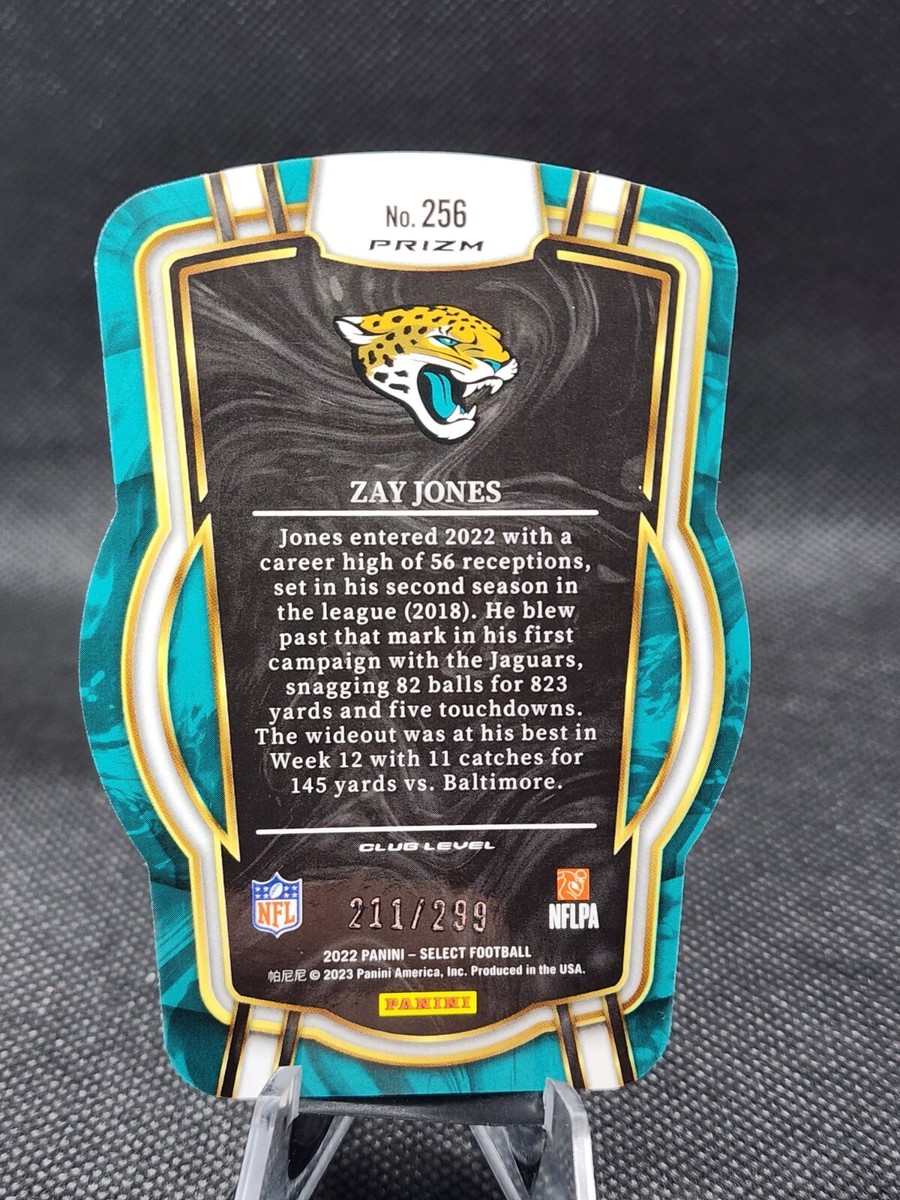 Zay Jones - /299 Neon Green Die-Cut Prizm Club Level - 2022 Panini