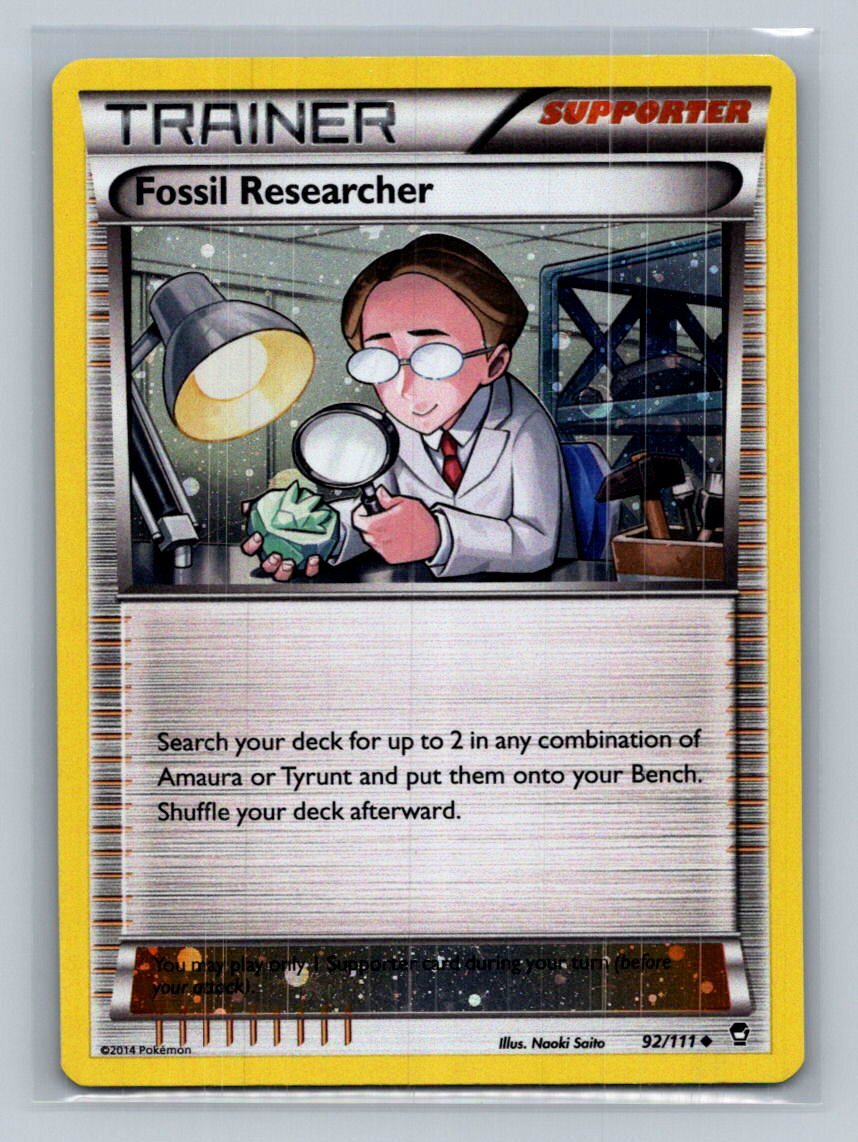 Fossil Researcher - 92/111 (Cosmos Holo) 092/111 Near Mint NM