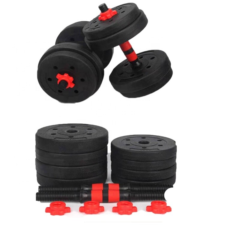 Product photo 8 of 8 — Exersci Adjustable Dumbbell Barbell Weights Set 20-40kg with Kettlebell Option