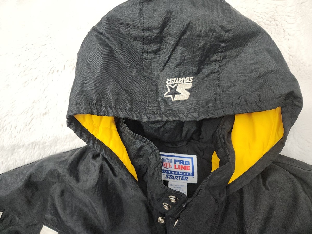 Vintage Pittsburgh Steelers Football Starter Jacket Size L Kids