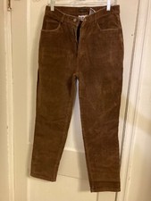 bill blass stretch corduroy pants brown size 14