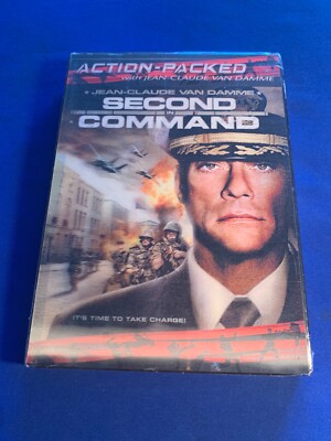 Second in Command (DVD) w/Jean Claude Van Damme .widescreen .BRAND NEW & SEALED!