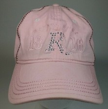 REMINGTON 1816 Womans Pink Hat Rhinestones Hunting Baseball Cap Adjustable Strap