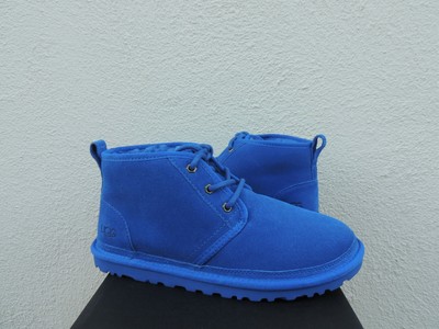 UGG NEUMEL CLASSIC BLUE SUEDE/ WOOL CHUKKA ANKLE BOOTS, MEN US 8/ EUR 41  ~NIB | eBay