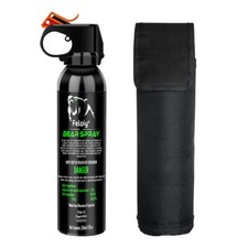 Feloiy 30 Feet BEAR Deterrent Repellent Spray 11 oz GLOW CAP CAMPING HIKING