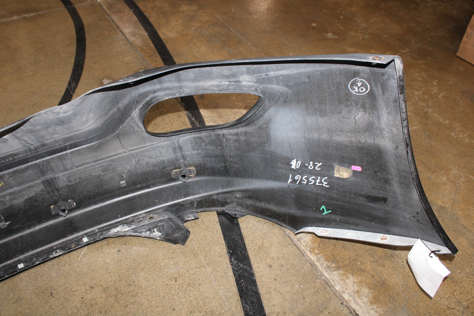 Maserati Granturismo, Rear Bumper Cover, W/ Parking Sensor Holes, P/N 980145004