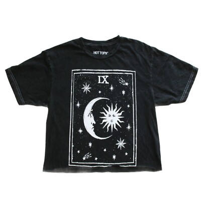 Moon and Sun Junior Women's Crop Top T- Shirt - NWT