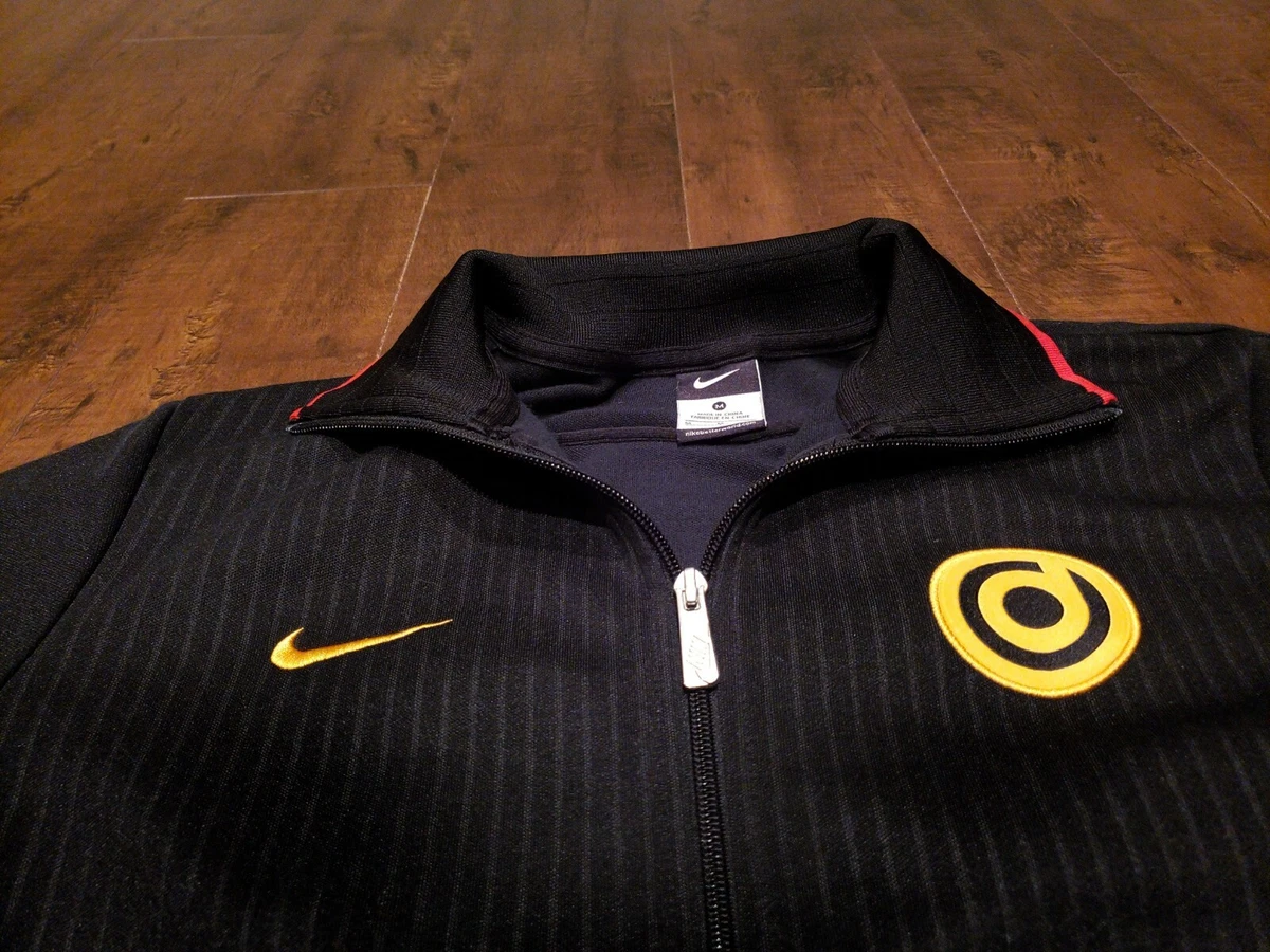 Nike Mens Deutschland Germany Black Zip Up Track Jacket Size Medium