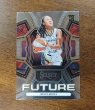 2024 Panini Select WNBA Jaelyn Brown Future Insert Rookie Card #8 Dallas Wings