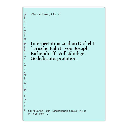 Frische Fahrt Joseph Von Eichendorff Analyse Interpretation zu dem Gedicht: `Frische Fahrt` von Joseph Eichendorff