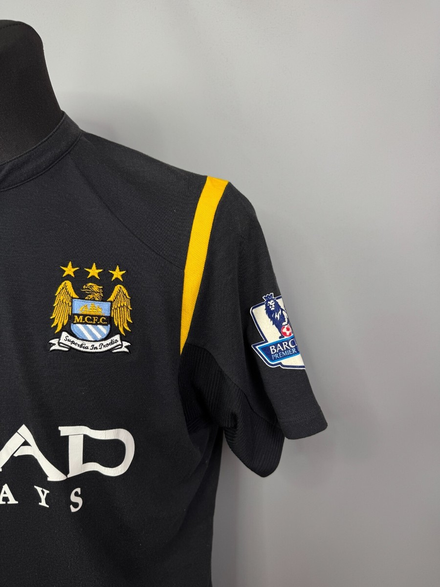 MANCHESTER CITY 2009 2010 AWAY SHIRT FOOTBALL SOCCER JERSEY MENS