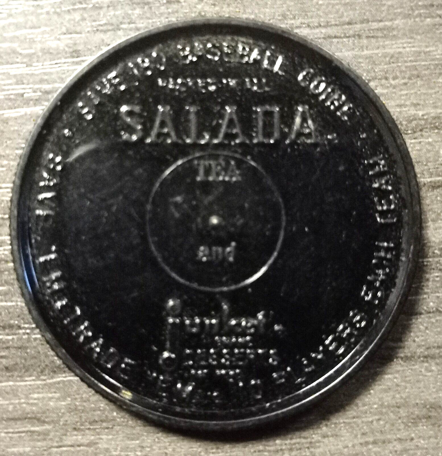 1962 SALADA TEA / JUNKET DESSERTS BASEBALL COIN #29 AL SMITH WHITE SOX
