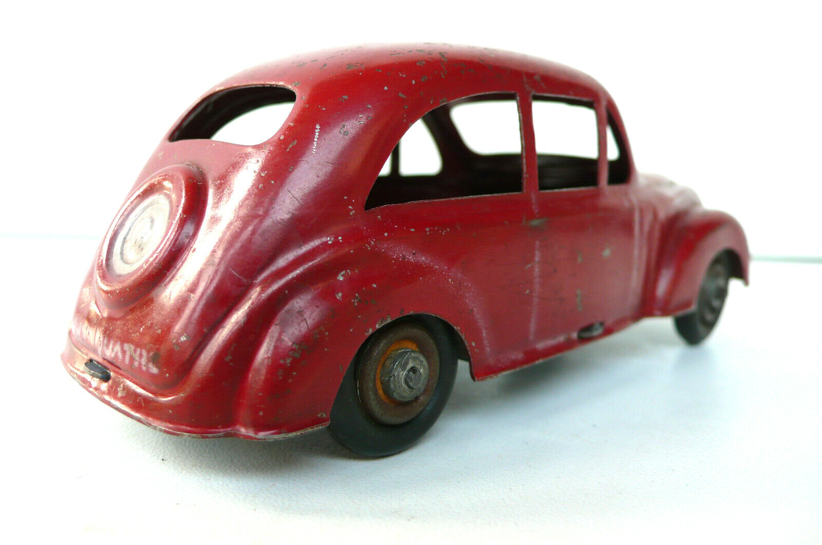 CIJ Jouets Renault Juvaquatre 1939 Tôle - Moteur Fonctionne, Bon état