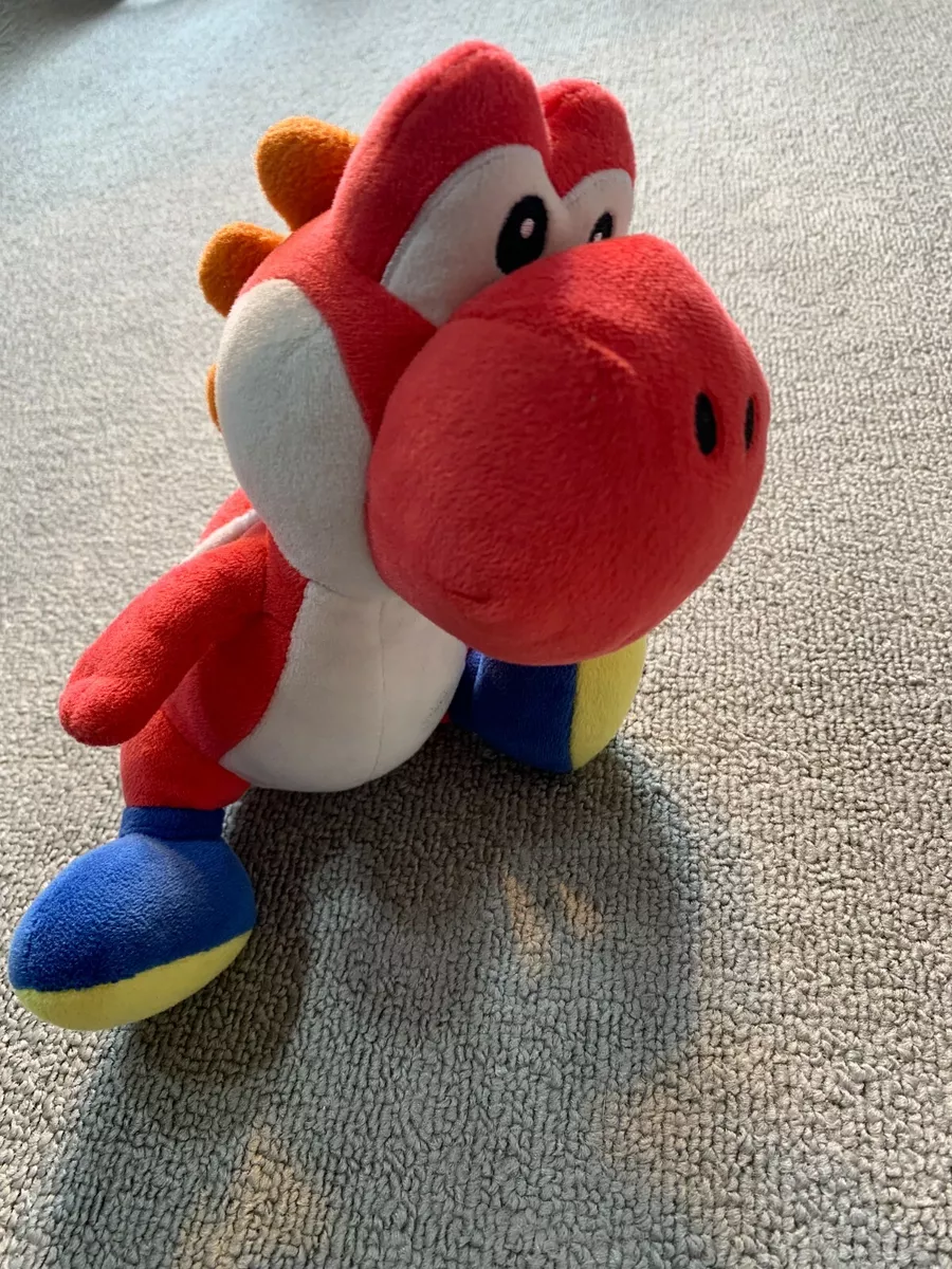 Red on sale yoshi plush