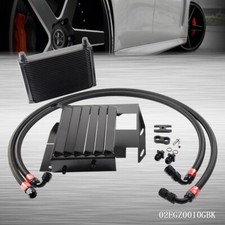 Fit For BMW 3 Series 335I E90 E92 N54 25 Row Bolt On Black Oil Cooler Kit