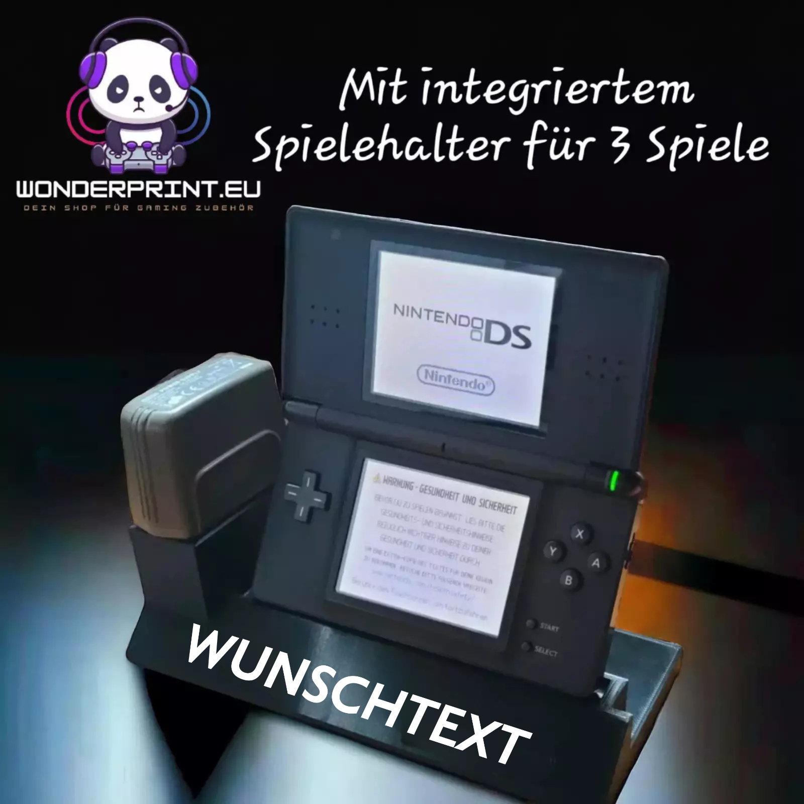 Halterung passend für Nintendo DS Spiele Ständer Aufsteller Halter Display Stand