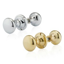 XFORT Victorian Rim Mortice Knob, Solid Brass Rim Lock Knobs