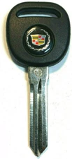 NEW CADILLAC ESCALADE DTS CTS STS JEWEL LOGO TRANSPONDER KEY BLANK 