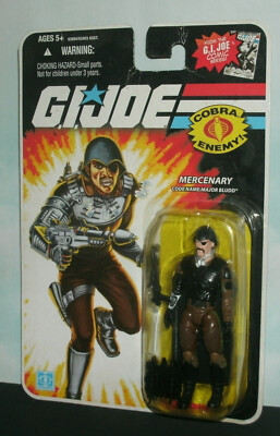 1/18 Scale 2008 G.I.Joe Action Figure & Weapons (Cobra Major Bludd