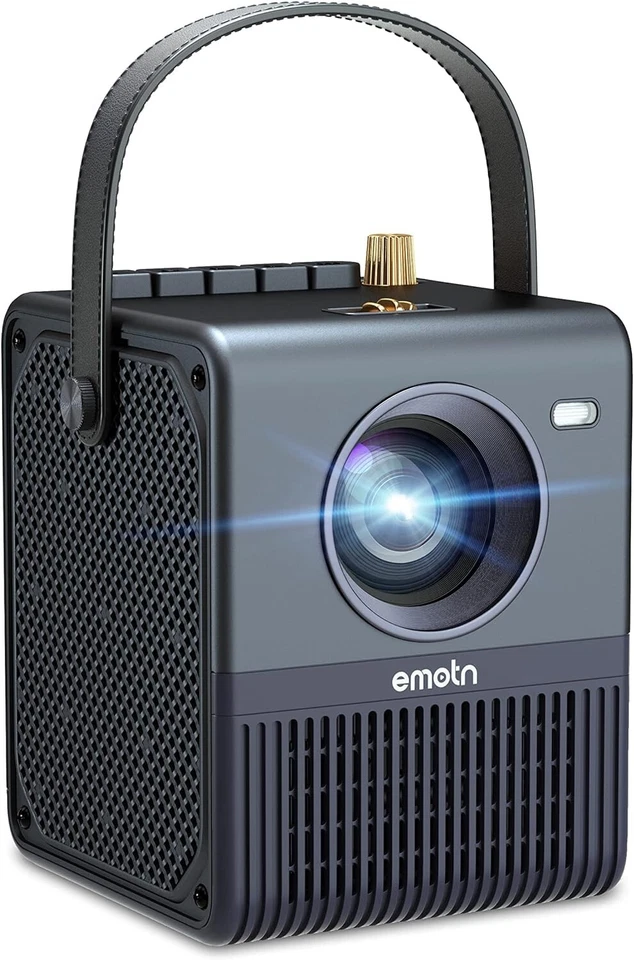 Mini Proyector Emotn H1 Nativo 1080P 250 Lúmenes ANSI Recargable WiFi Bluetooth Foto 2 de 4