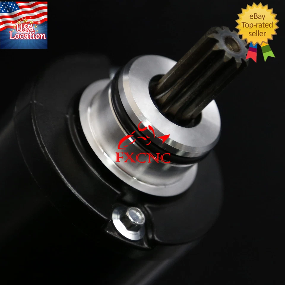 Motor de arranque eléctrico 12V para Triumph Street Triple 675 R 2008-2017 Foto 3 de 4