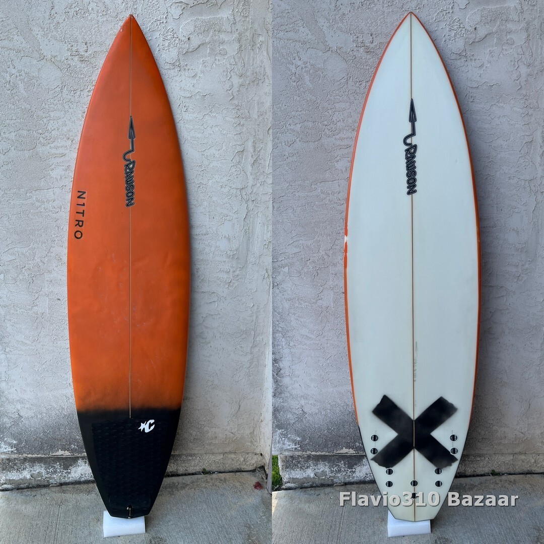 RAWSON SURFBOARDS Shortboard HC+EBP - 6'0 x 18 1/2 x 2 1/4 - 5 FCS Plugs