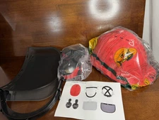 RC Forestry 5 in 1 Chainsaw Helmet with Mesh Face Shield and Ear Muffs New Open