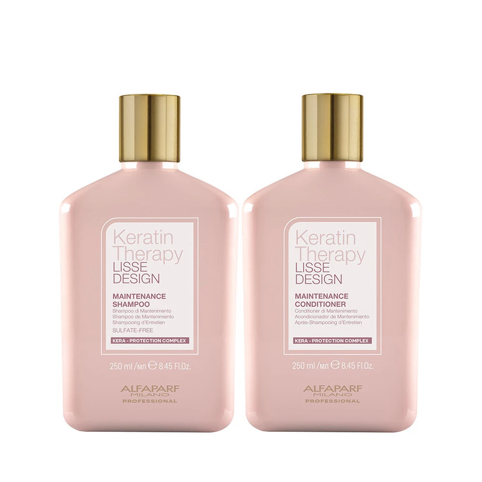 Alfaparf Keratin Therapy Lisse Design Maintenance Shampoo250ml Conditioner250ml