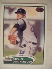 KEVIN QUACKENBUSH 2012 Topps Pro Debut baseball card REDS DODGERS PADRES USF 141