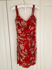 Dolce and Gabbana silk knee length floral print dress UK size 10