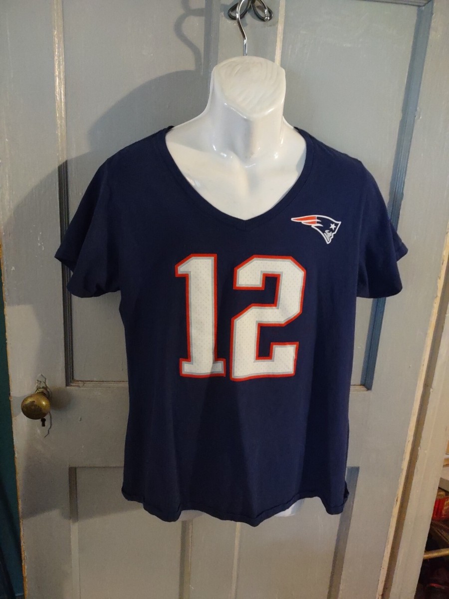 シャツ Tom Brady 12 New England patriots Women Nike Tom Brady #12 New England Patriots NFL Branded Women's Jersey