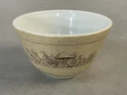 Vintage PYREX Mixing Bowl Forest Fancies Mushroom 401  (750 ml -3 cups) NICE!