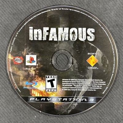 Infamous Sony PlayStation 3 PS3 Disc Only Tested