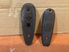 Two Vintage Shotgun Or Rifle Butt Plates 1 Herters 1 Winchester Repeating Arms
