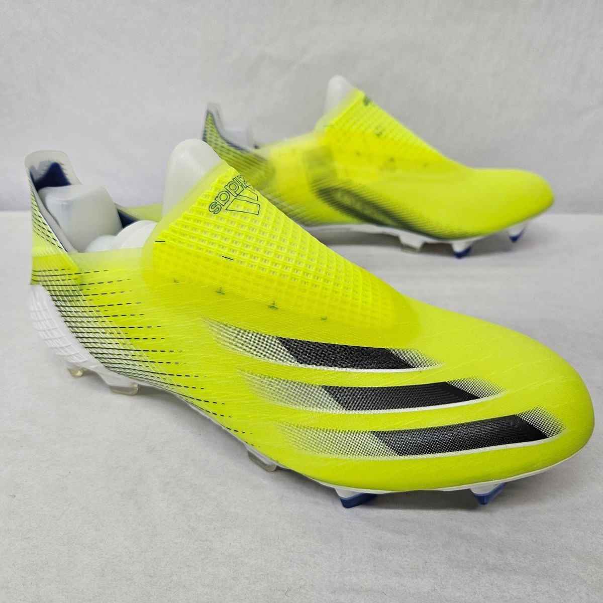 Adidas X Ghosted+ FG Soccer Cleats FW6911 Solar Yellow Black 