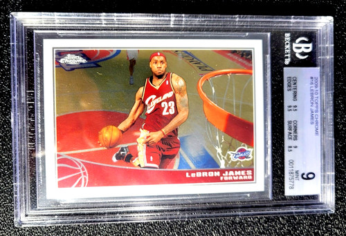 LeBron James #16 2009 Topps Chrome card