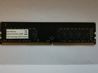 TeamGroup ELITE 16 GB (1x16GB) TED416G2133C15BK PC4-17000 DDR4-2133 RAM 