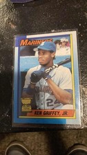 1990 Topps Ken Griffey Jr. #336 All-Star Rookie Bloody Scar Error Card