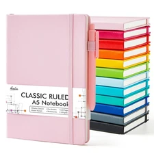 Notebooks Journals Bulk, Hardcover Notebook Classic Ruled Journal Set with Pe...