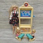 Vintage Mattel Teacher Barbie Classroom Talking Playset Students Desk