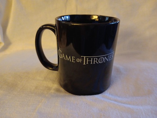 HBO Game of Thrones Winter is Coming Stark Black Ceramic Coffee Tea Cup Mug - Picture 2 of 3
