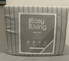 Martex Easy Living Cationic Stripe Super Soft Sheet Set - Full Size