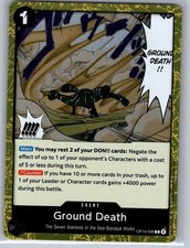 Ground Death OP14-096 Foil The Azure Sea's Seven One Piece R NM/M