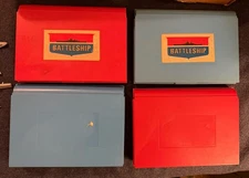 Vintage Battleship Game Lot – Milton Bradley – 4 Boards – Extra Ships & Pegs