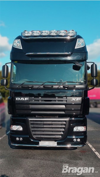 Dach Spot Lichtleiste + LED FüR DAF XF 105 Superspace Lkw Vorderseite Edelstahl-image